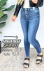 Locked & Loaded Hi Rise Button Fly Skinny Denim Jeans - Judy Blue - Final Sale