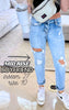 Mid Rise Stretch Boyfriend Paint Splatter Denim Jeans | Vervet