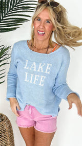 Beach Sky Lake Life Lightweight Sweater