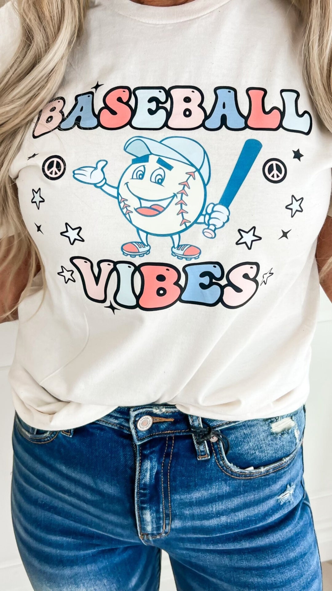 Baseball Vibes Graphic T-shirt