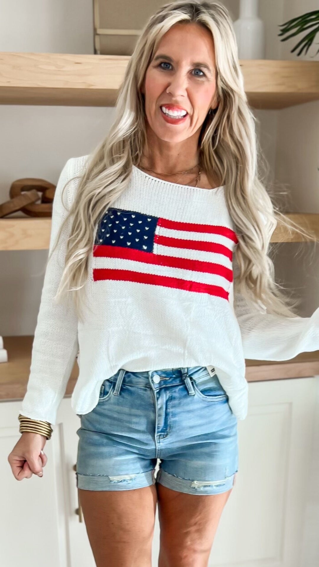 Lightweight Flag So Soft Sweater - DEAL