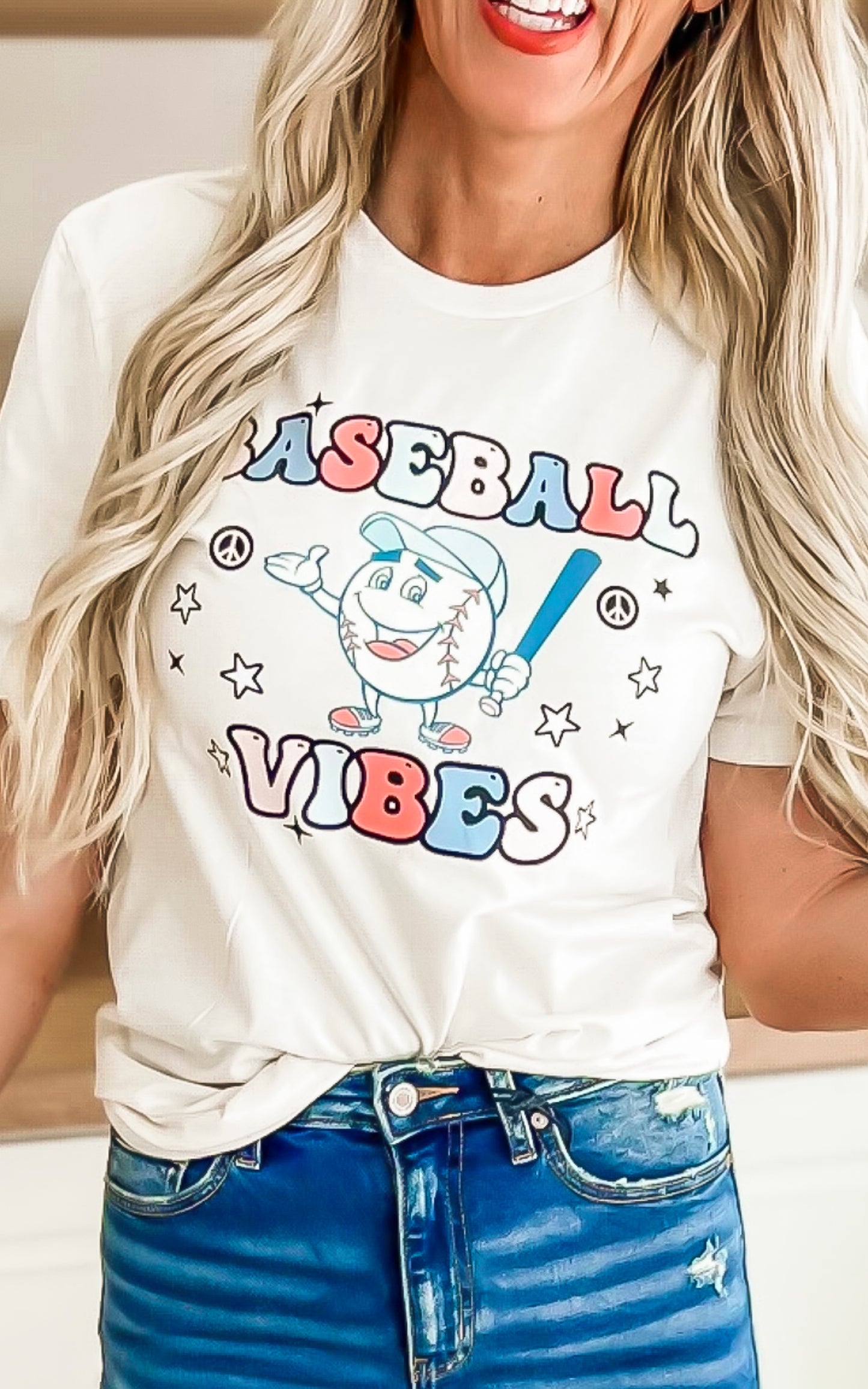 Baseball Vibes Graphic T-shirt