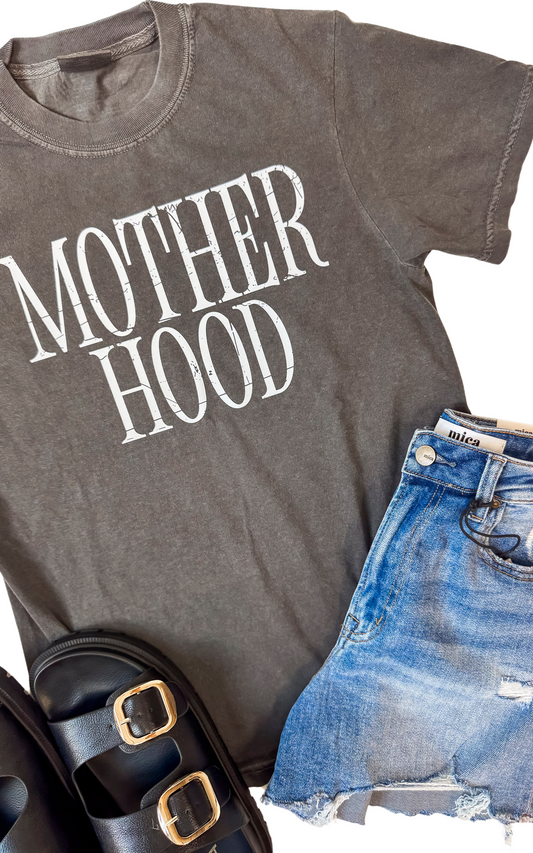 Motherhood Garment Dyed Graphic T-shirt**