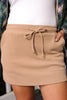 Well Lived Tan Ribbed Skort | JESS LEA