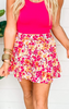 Floral Skirt - Orange Mix