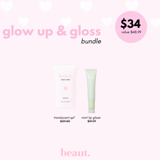 the glow up + gloss bundle | BEAUT *30A JANUARY PREORDER