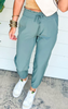 Cuffed Essential Highwaist Joggers | Mono B