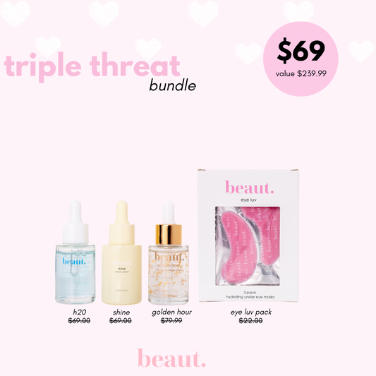 the triple threat bundle | BEAUT *30A JANUARY PREORDER