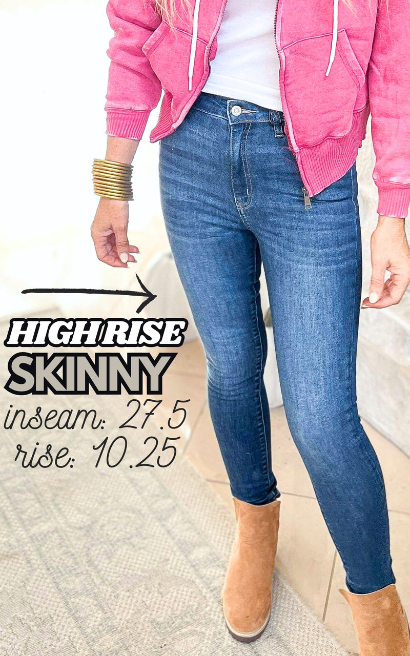 High Waist Skinny Jegging Jeans | Zenana - Final Sale