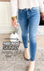 Super Soft Mid Rise Crop Skinny Jean - Flying Monkey - Final Sale