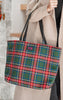 Green Tartan Tote - Makeup Junkie Holiday Collab w/ Bad Habit*