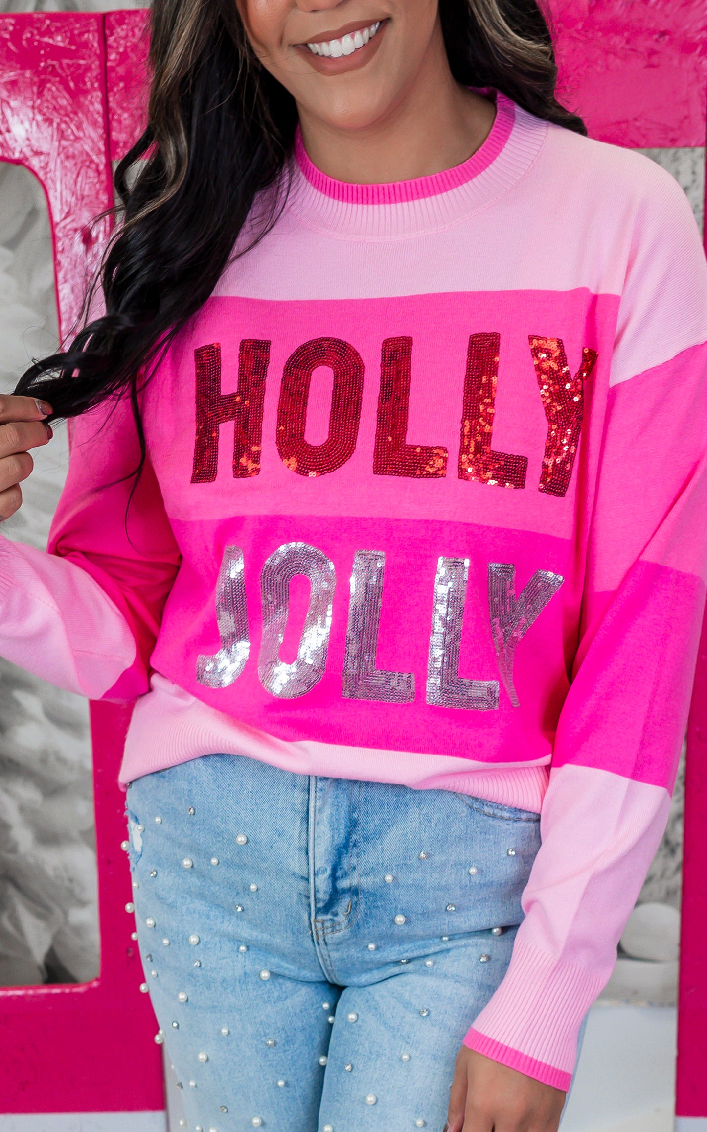 Holly Jolly Sequin Sweater