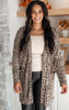 Animal Print Open Cardigan