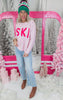 Light Pink Ski Sweater