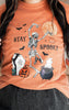 Stay Spooky Garment Dyed Graphic T-shirt - Orange - FINAL SALE