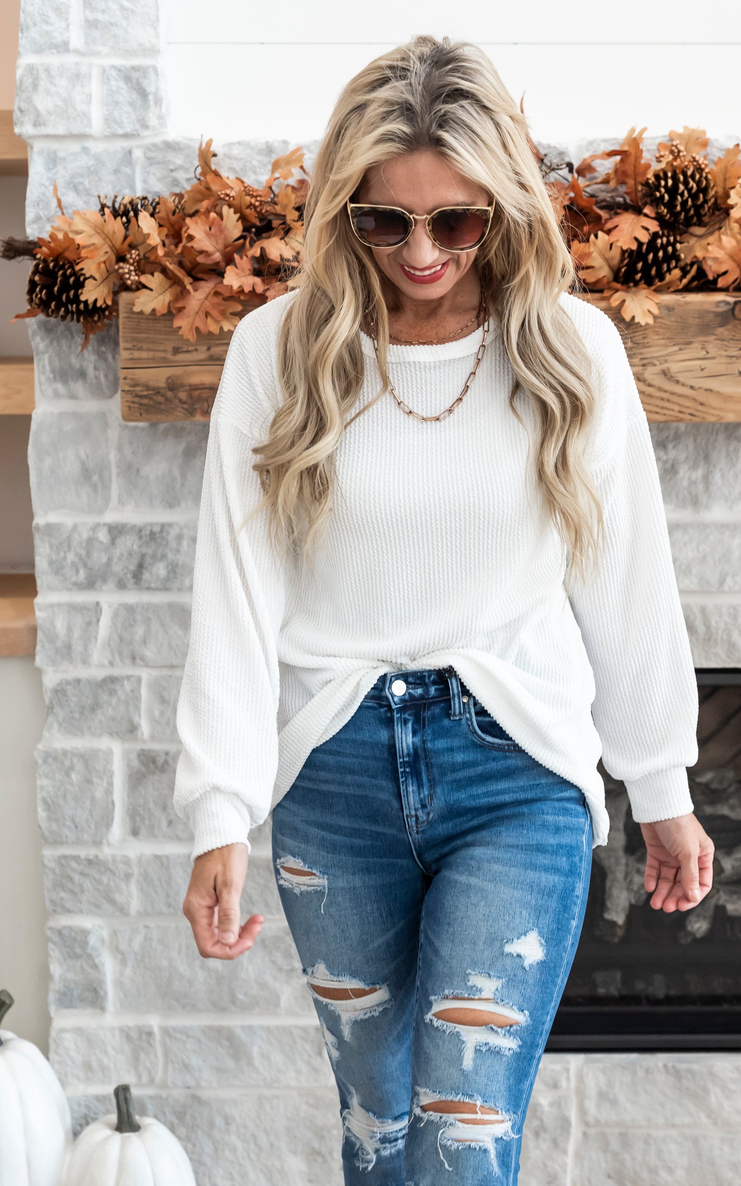 Urban Ribbed Puff Sleeve Top