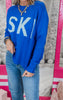 Blue Ski Sweater