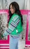 Vintage Striped Crew Neck Knit Sweater