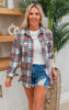 Winter Plaid Flannel Top by Salty Wave