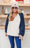 Sherpa Colorblock Pullover Sweater