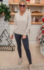 Oatmeal Cashmere Essential Pullover Sweater