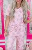 Pink Snowflake Jogger Pajama Set by Salty Wave (TOP & BOTTOM) **Start Ship Date: Nov 29th