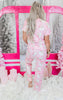 Pink Santa Pajama Pant Set by Salty Wave (TOP & BOTTOM) **Start Ship Date: Nov 29th**DEAL-COUPON EXCLUDED