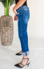 Mica | The Sunday Mid Rise Cuff Denim Jean***