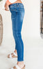 The Alice Medium Wash Mid-Rise Cigarette Ankle Denim Jeans