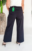 Halara High Waisted Button Plicated Side Pocket Straight Leg Work Pants**