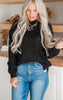 Hoodie Long Sleeve Solid Knit Top