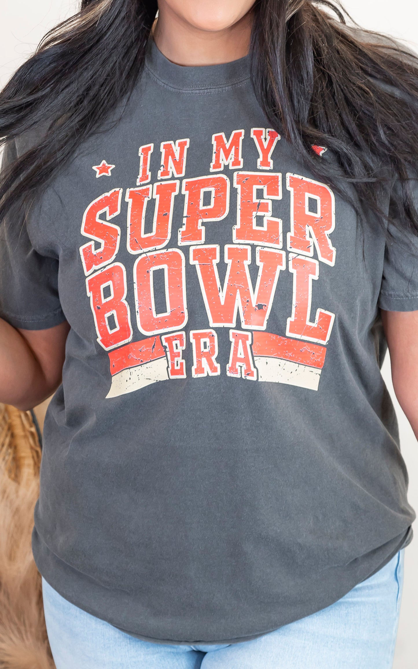 In My Super Bowl Era Garment Dyed Graphic T-shirt