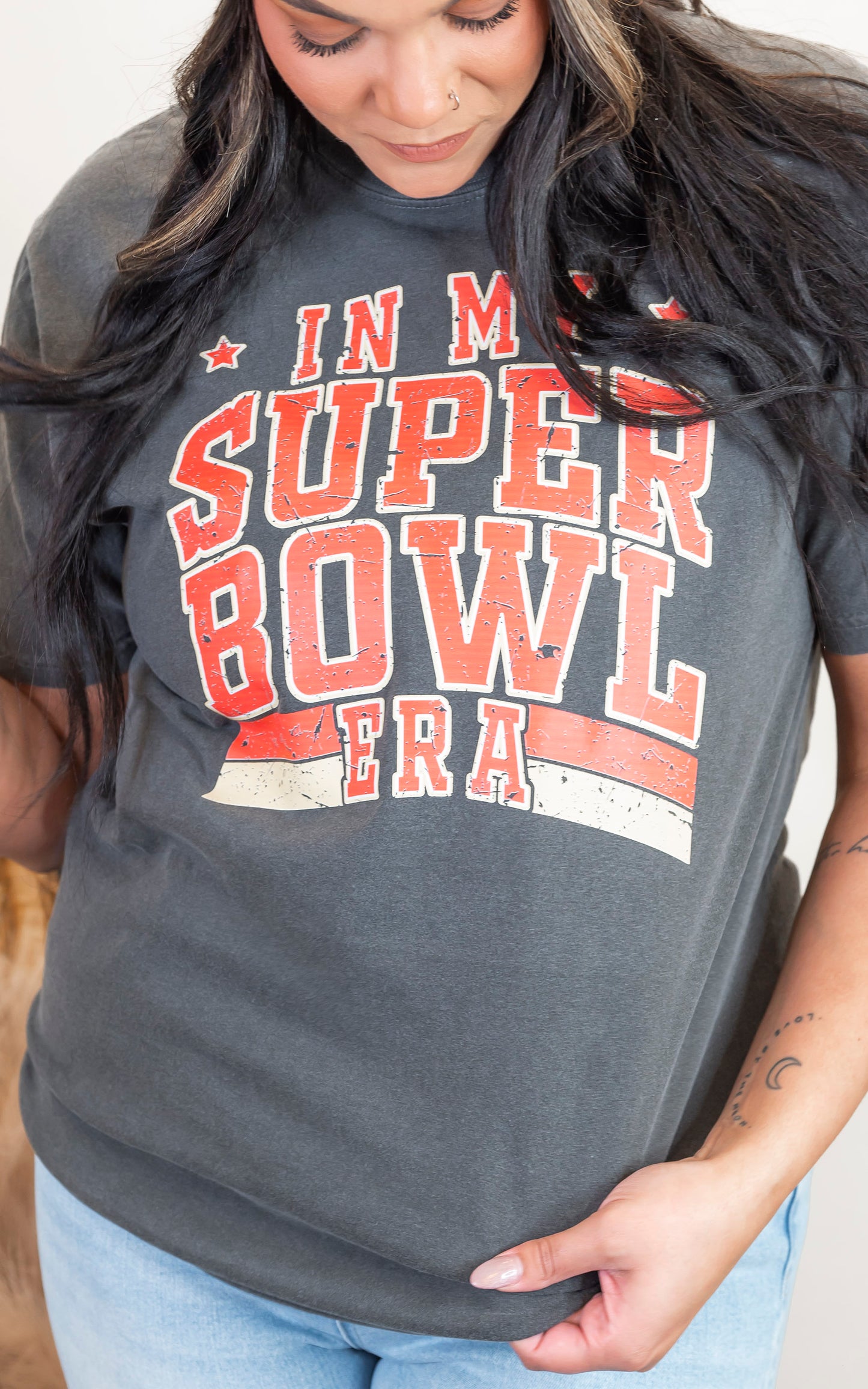 In My Super Bowl Era Garment Dyed Graphic T-shirt