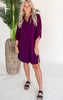 Can it Be Fall Already Half Sleeve Solid Knit Dress