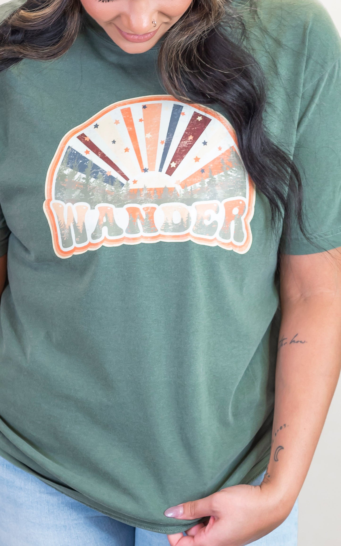 Wander Garment Dyed Graphic T-shirt