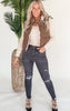 Mica | The Naomi Super High Rise Crop Skinny Denim Jean