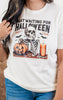 Just Waiting for Halloween Again Graphic T-shirt - FINAL SALE