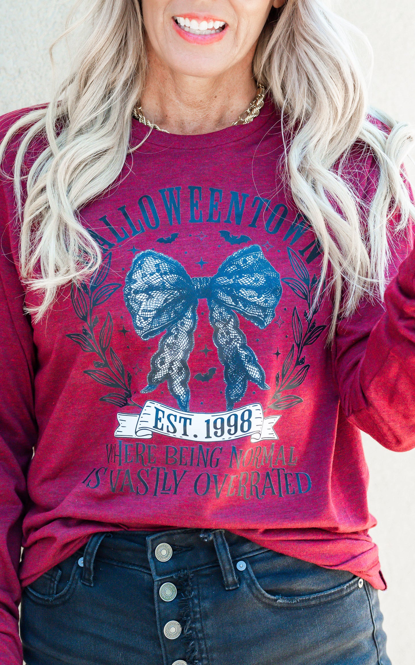 Halloweentown: Where Being Normal is Overrated Graphic Long Sleeve - FINAL SALE