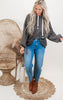 Color Block Sweater Hoodie Top | POL