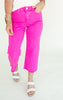 Pink Rouge RFM Crop Chloe Tummy Control Wide Leg Denim Jeans