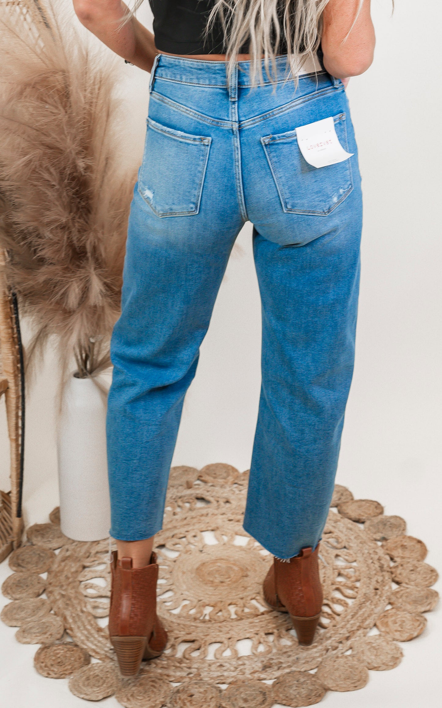 LOVERVET | The Her Possession High Rise Barrel Denim Jeans