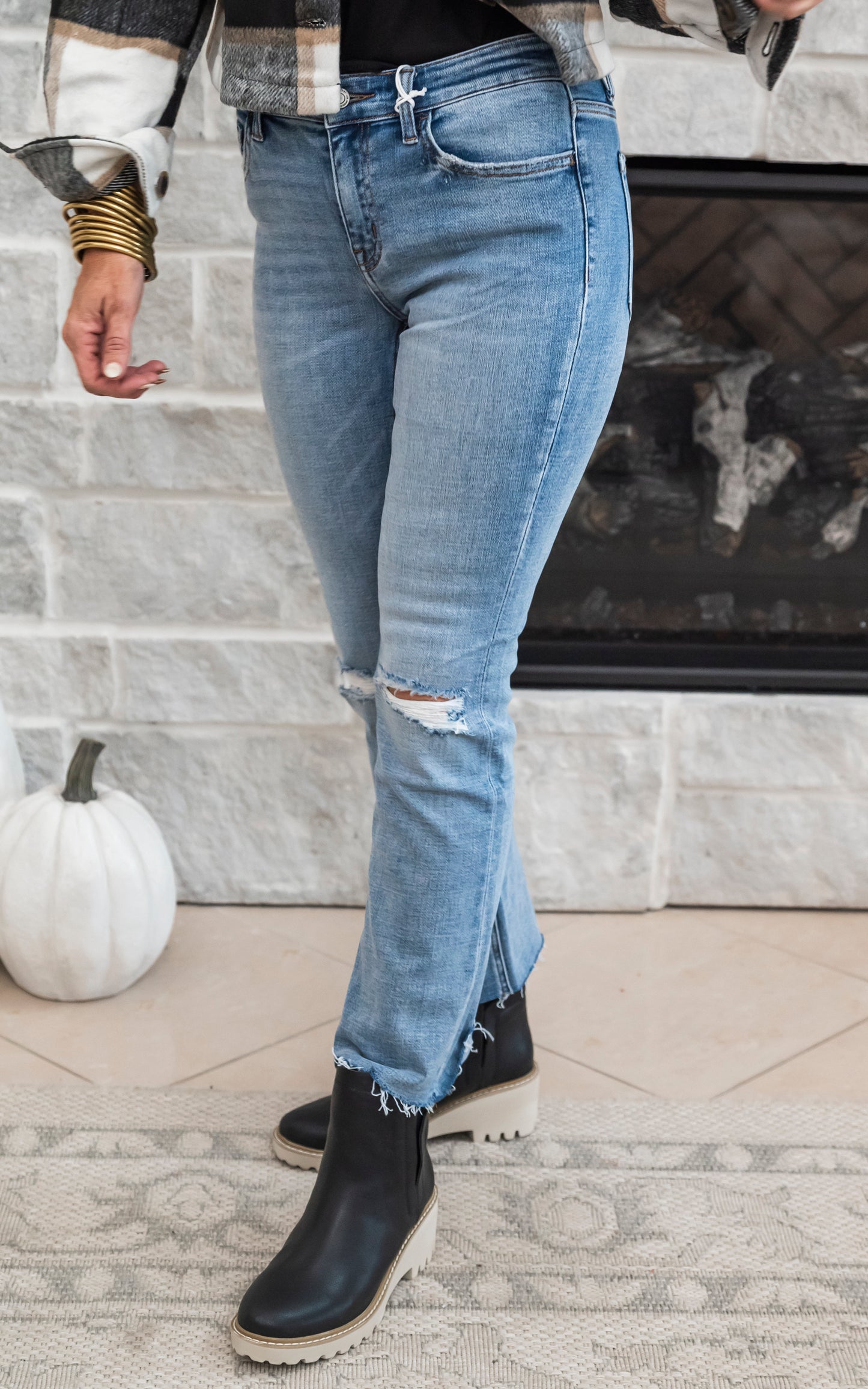 Mid Rise Kick Flare Denim Jean | Vervet