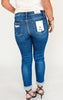 The Hannah High Rise Boyfriend Crop w/ Cuff Denim Jeans