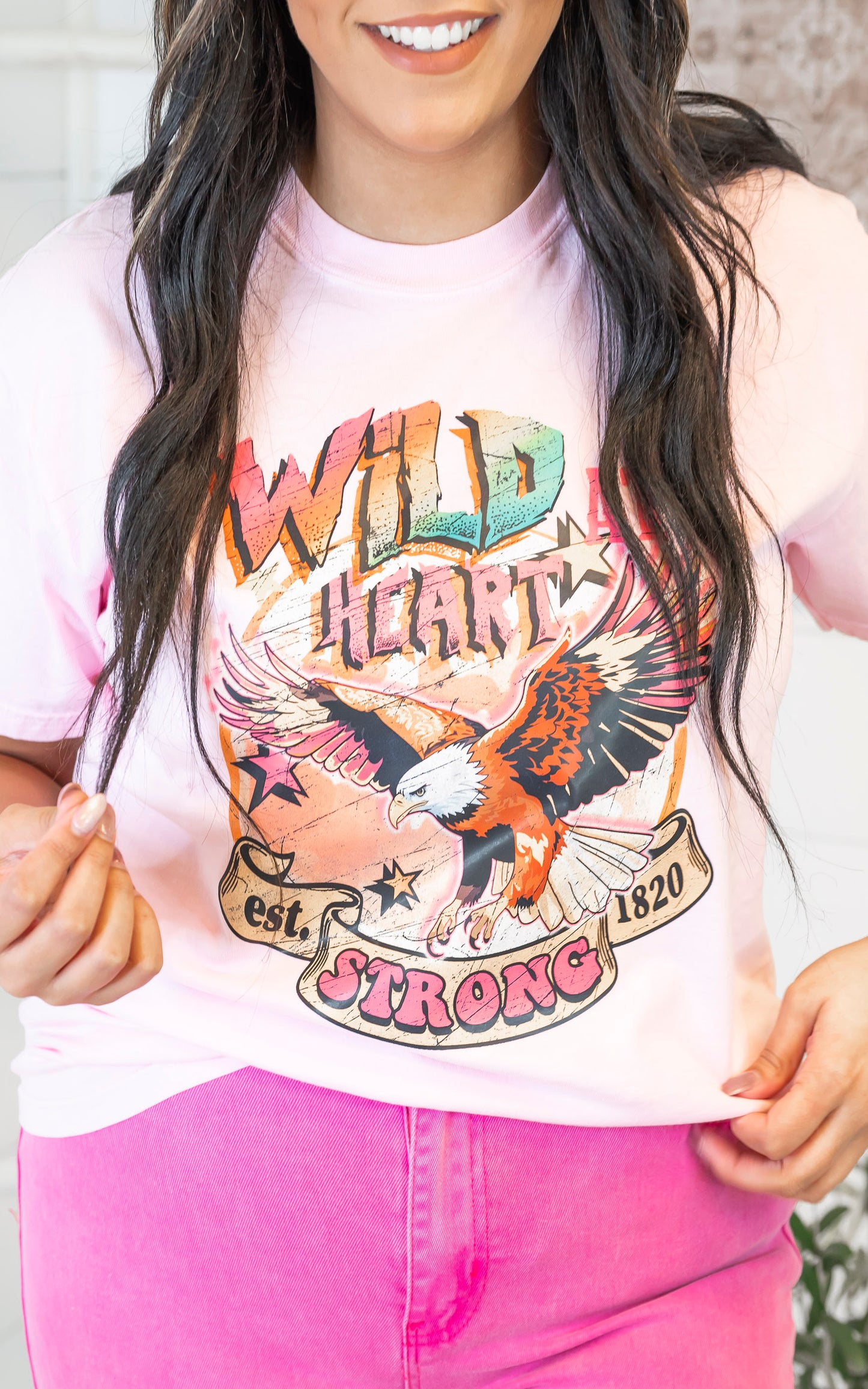 Wild At Heart Garment Dyed Graphic T-shirt