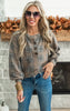 Comfortably Cozy Plaid Button Front - Taupe