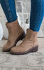 Corkys Boo Camel Suede Booties