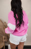 Blush & Bold Oversized Henry Neck Sweater**