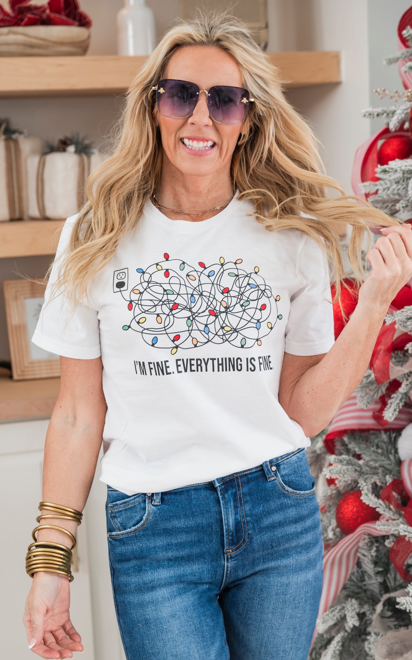 I'm Fine.  Everything is Fine. Graphic T-shirt*