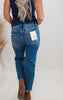 Mica Millenium Blue 90's Vintage Crop Flare Denim Jeans