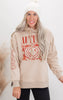 Nirvana Autumn Taupe Side Slit Hoodie